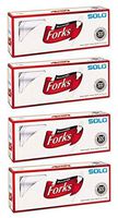 SOLO SDX 827263 Heavyweight Plastic Cutlery, Forks, White, 6.41 in, 500/Carton, 4 Pack