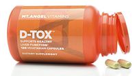 Mt. Angel Vitamins - D-Tox, Supports Healthy Liver Function (120 Vegetarian Capsules)