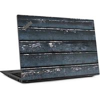 Skinit Decal Laptop Skin for Thinkpad X1 Carbon (6th Gen 2018) - Officially Licensed Originally Designed Chipped Blue Wood Design