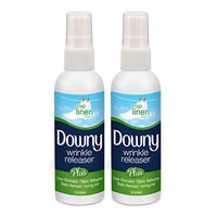 Downy Wrinkle Releaser, Travel Size, Cruise Accessories, Crisp Linen Scent 3 fl oz - 2 Pack