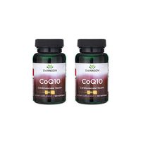 Swanson CoQ10 Heart Health Cardiovascular Brain Energy Antioxidant Support Coenzyme Q10 Supplement 100 mg 100 Capsules (2 Pack)