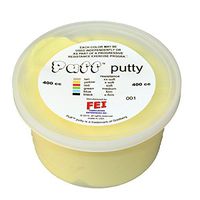CanDo Puff LiTE Exercise Putty, Yellow: X-Soft, 13.5 oz