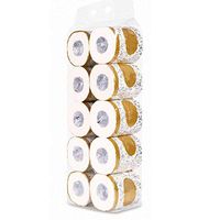 Swiffty Toilet Paper Bathroom Tissu 10 Rolls Toilet Paper 3-ply Bath Tissue Bathroom White Soft for Home Hotel Public-10 Rolls