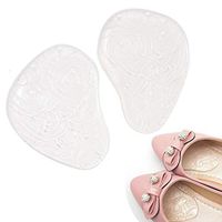 Metatarsal Foot Pads for Women, 2Pairs Forefoot Gel Pads, Ball of Foot Cushion Inserts, Effectively Metatarsal Support and Pain Relief, Anti-Slip