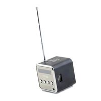Portable Mini Speaker TD-V26 Digital Music Player Stereo FM Radio Speaker Support SD TF with Charging and Audio Cable 1pc