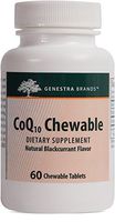 Genestra Brands - CoQ10 Chewable - Coenzyme Q10 Supplement - 60 Chewable Tablets - Natural Blackcurrant Flavor