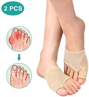 Bunion Sleeve Protector with Gel Pad for Hallux Valgus, Bunion Support Socks Metatarsal Cushion Ball of Foot Cushion Toe Straightener for Bunion Pain Relief for Women and Men Wear in Shoes