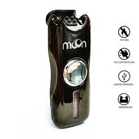 New MOON ARC Electric USB Cigarette Lighter Rechargeable Plasma Windproof Flameless