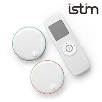 iStim S2 Wireless TENS EMS Combo Device with Wireless Remote Control+ Rechargeable -Electrical Muscle Stimulator Pain Relief and Pain Management(Including Snap Electrodes Pads)