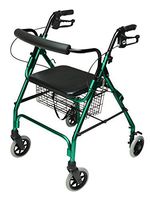 Lumex Walkabout Lite Rollator, Teal Green, RJ4300G