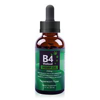 Immune Support Hemp Oil - 100% Organic – Peppermint Flavor Aids in Allergy Relief- Better Digestion - Sleep - Cardio Health, Anxiety, Stress - 250mg by B4theBud