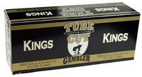 Gambler Tube Cut Gold Light King Size RYO Cigarette Tubes 200ct Box (5 Boxes)