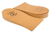 Heel Lift Elevator, Heel Raise, Heel Pad, Orthotic Wedge, Shoe Pad, Many Widths and Heights, Leather Cover, Kaps Topmed, 2 Pieces Left and Right (Height 20 mm / 0.8 inch - Size L)