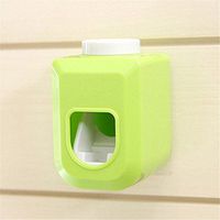 CH Toothpaste Squeezer Creative Toothpaste Tube Dispenser Wall Mount (Green)