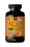 Energy Supplements for Exercise - Keto 3000 - EXOGENOUS Ketone Complex - Keto exogenous Ketones Supplement - 1 Bottle 60 Capsules