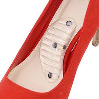 Arch Support Shoe Inserts (3 Pairs) for High Arch, Flat Feet, Plantar Fasciitis, Relieve Pain Cushions Gel Inserts (Clear Magnetic)