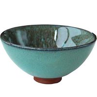 AXZHYX Bowl Ceramic Bowl Retro Japanese Glaze Color Pasta Rice Cutlery Tray 11.8x5.6cm Hotel Tableware Home Noodles Boiled Fish Soup Bowl