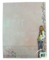 Disney Hannah Montana stationery paper - useful watermarked stationary supply...