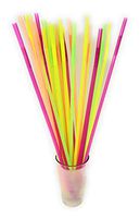 17 Inch Mammoth Bendy Straws - ASSORTED NEON (Pack of 200) (2)