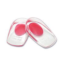 Shock Absorbing Lightweight Silicone Gel Heel Cups - Shoe Inserts for Plantar Fasciitis, Sore Heel Pain, Bone Spur & Achilles Pain - Pad & Shock Absorbing Support (US6-9)
