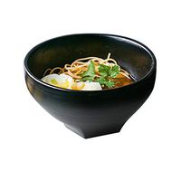 Bowl Round Ceramic Bowl Home Large Bowl Bowl Ramen Bowl Square Bottom Rice Bowl Dessert Fruit Salad Bowl Soup Rice Bowl Household tableware, retro bowl