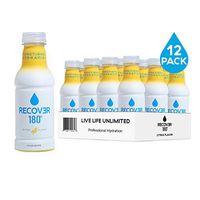 RECOVƎR 180 Hydration Drink for Functional Performance, Sports and Everyday Electrolytes Beverage, 16 Ounce (12 Pack, Citrus Flavor)