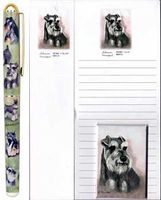 Uncropped Schnauzer Stationery Gift Set