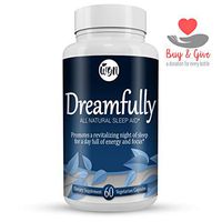 DREAMFULLY Natural Sleep Aid - Melatonin, Magnesium, Chamomile & Valerian Herbal Blend to Support a Calm & Relaxed Night - 60 Vegetarian Capsules