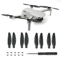 NXDA 4/8 Pcs Propellers for DJI Mavic Mini Replacement Low Noise and Quick-Release Blades Fit for Mavic Mini Drone Replacement Accessories (Black 8pcs)