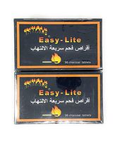 Easy Lite Japanese Charcoal for Hookah Coals (Quantity 96 Tablets) 2 Pack (192 Total Tablets)
