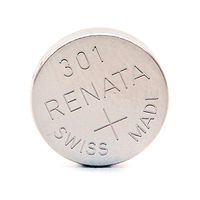 Renata / Swatch Group - Silver oxide button cell 301 RENATA 1.55V 120mAh - Blister x 1