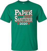 Go All Out X-Large Kelly Green Adult Toilet Paper Hand Sanitizer 2020 Presidential Ticket T-Shirt