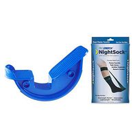 ProStretch Plantar Fasciitis Relief and Recovery Kit - 2 PCs - Original Calf Stretcher and Foot Rocker, Night Sock with Toe Support for Overnight Relief