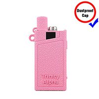 DSC-Mart Silicone Case for Smok Trinity Alpha 30W Pod System with Cap, Protective Rubber Cover Sleeve Shield Wrap (Pink)
