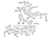 Genuine Ford BR3Z-5C145-A Engine Cross Member Assembly