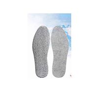 Felt Aluminum Foil Insoles for Winter Warm Cool Waterproof Wool Shoe Pads Comfortable for Men Women Sole