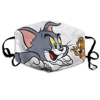 SSUJ7 Tom and Jerry Men Women Adjustable Earloop Mouth Guard Anti-Dust Washable Reusable Mouth Guard for Kids Teens Adults Anti Pollution,Anti-smog