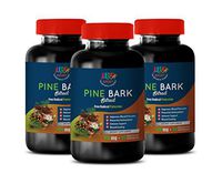 Energy Booster for Women - Pine BARK Extract 100 MG - Pure and Potent Ingredients - Eye Support Vitamins - 3 Bottles 270 Capsules