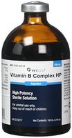 Vet One Vitamin B Complex High Potency for Cattle Swine & Sheep - Supplemental Source of Vitamin B - 100ml