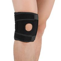Adjustable Knee Brace Knee Support for Outdoor Sport Arthritis, ACL, MCL, LCL, Joint Pain, Meniscus Tear Open-Patella Brace Stabilizer