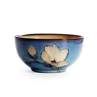 AXZHYX Bowl Creative Ceramic Bowl Tableware Fruit Salad Home Rice Dessert Bowl 4/4.5 Inch Hotel Tableware Home Noodles Boiled Fish Soup Bowl (Color : 4 Inch)