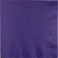 Club Pack of 250 Purple Premium 3-Ply Disposable Dinner Party Napkins 8.75"