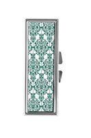 jkfgweeryhrt Pill Box for Purse or Pocket Pill Case Decorative Boxes Gift Box Pill Organizer for Travel Pill Box - Floral Damask