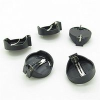 SenMod 50 x CR2025 CR2032 2 Pin DIP Button Coin Cell Battery Box Socket Holder Case