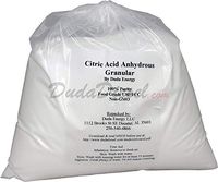10 lb Non-GMO Organic Citric Acid Food Grade FCC/USP Anhydrous Pure Fine Granular