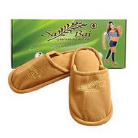 Thai Herb Steaming Bag Slippers Benefit for Massage for Use with Microwave Oven