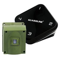 Guardline ¼ Mile Long Range Wireless Driveway Alarm Outdoor Weather Resistant Motion Sensor & Detector- Best DIY Security Alert System- Monitor & Protect Outside Property, Yard, Garage, Gate, Pool