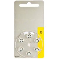 Power Special Made in Germany Zinc Air Hearing Aid Batteries Size 10, P10, S10 (120 Cells)