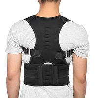 Yesbaby Back Brace Posture Corrector for Adult, Unisex Adjustable Shoulder Support Brace Improves Posture Lumbar Support for Back Pain Relief (Size : XL)
