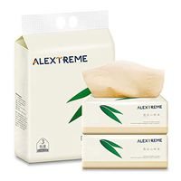 ALEXTREME Toilet Paper Bathroom Tissue 3 Packs Soft Pure Facial Tissues Paper Napkins Household Office Paper Towels